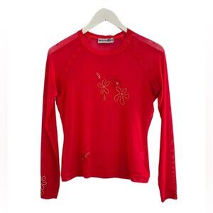 Molly Goddard Floral Mesh Top
